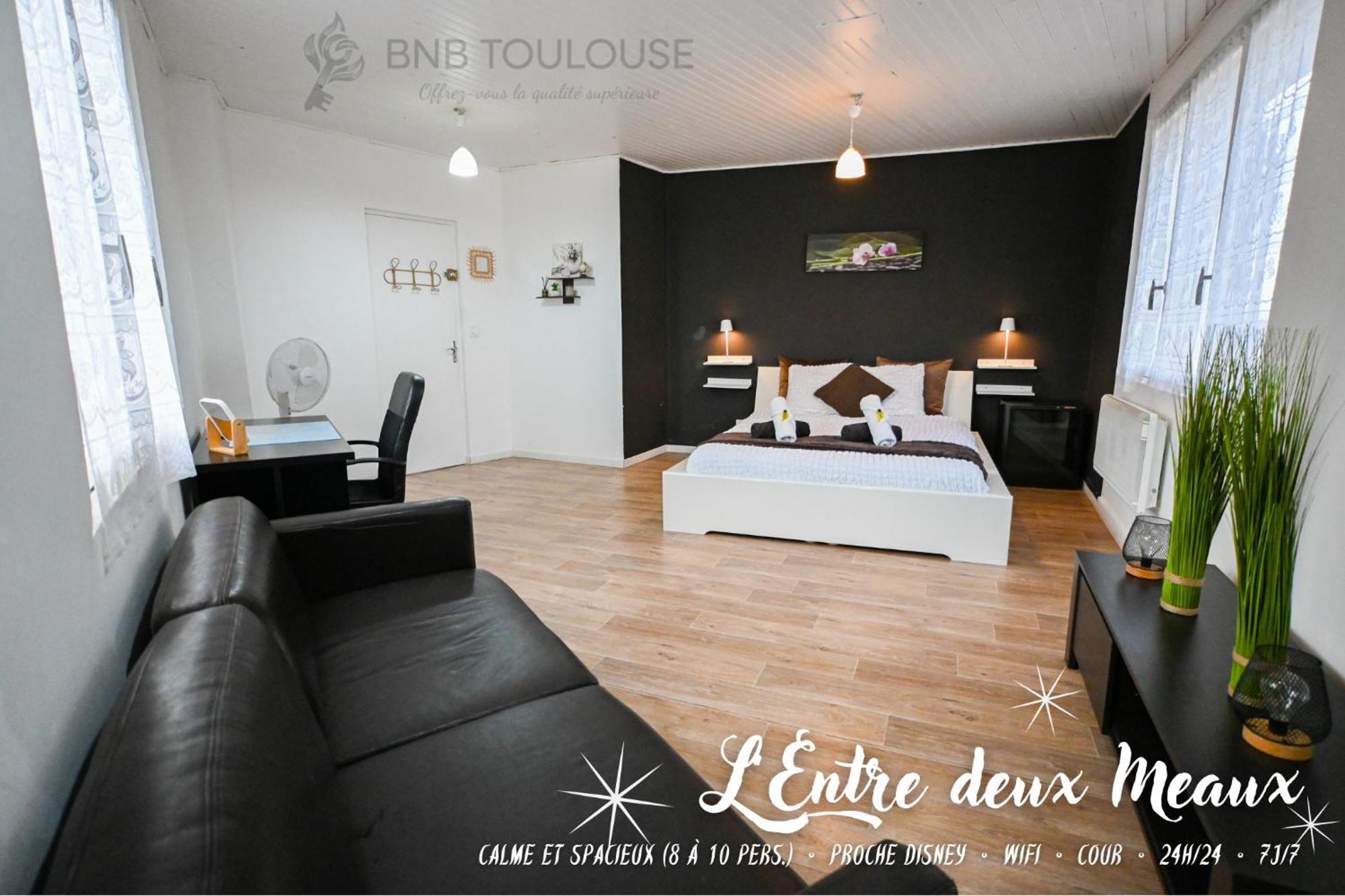 Pause Entre Deux Meaux ► Proche Disneyland Paris ► Wifi ► Netflix ► 24/24H Penchard Luaran gambar