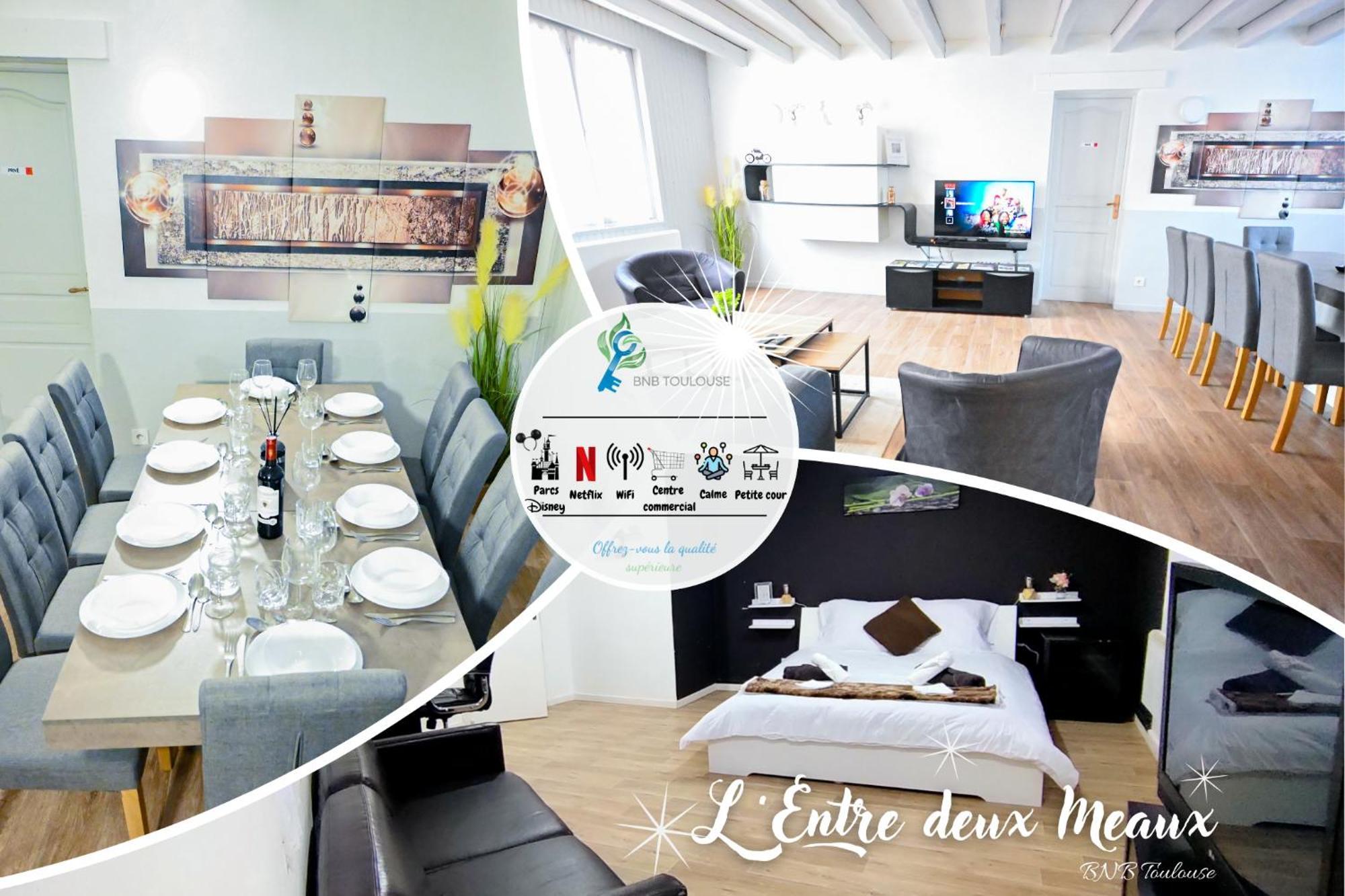 Pause Entre Deux Meaux ► Proche Disneyland Paris ► Wifi ► Netflix ► 24/24H Penchard Luaran gambar